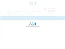Tablet Screenshot of ackgroup.in